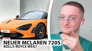 Justin konfiguriert seinen neuen McLaren 720S 😄🔥 | Live - Reaktion