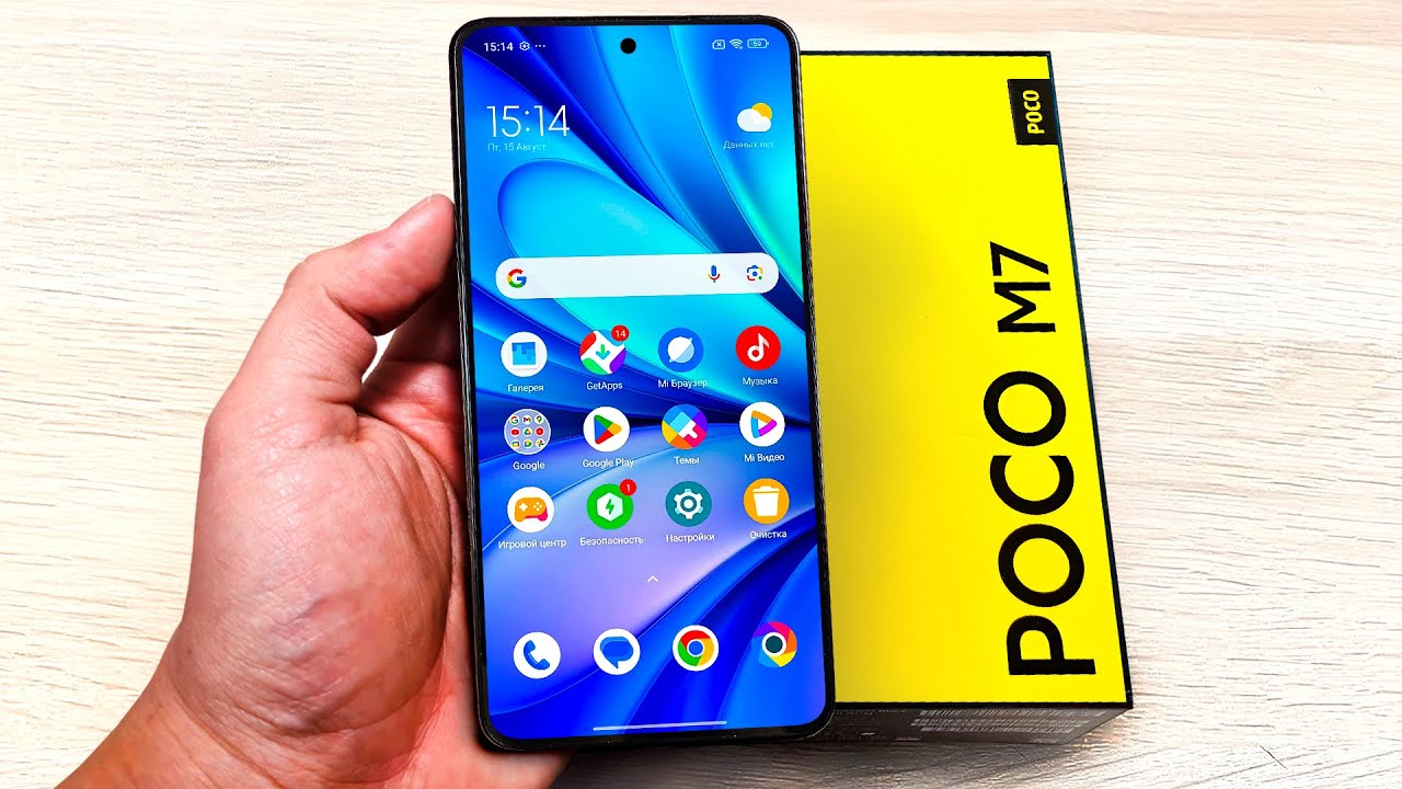 Взял POCO M7 c 144Hz и ПРОСТО В ШОКЕ!😱7000mah ЭТО ЛУЧШИЙ БЮДЖЕТНЫЙ СМАРТФОН 2025!🔥 ОБЗОР на РУССКОМ