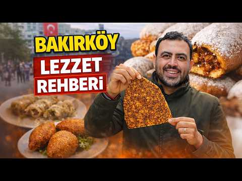 BAKIRKÖY DELICACIES: Historic Tradesmen's Restaurant, Crispy Lahmacun and Apple Cookies | Oğuz Ye...