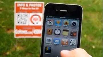 QR Code section of Smart Sign being scanned by Smart Phone