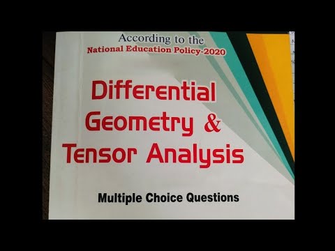 Differential Geometry and Tensor Analysis B.Sc Maths (NEP) most ...
