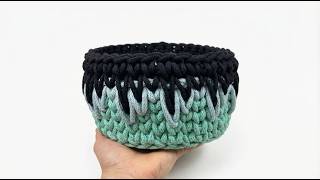 Step by Step Crochet Basket Tutorial