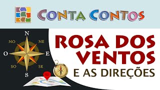 ROSA DOS VENTOS E AS DIREÇÕES  educação infantil - Conta Contos