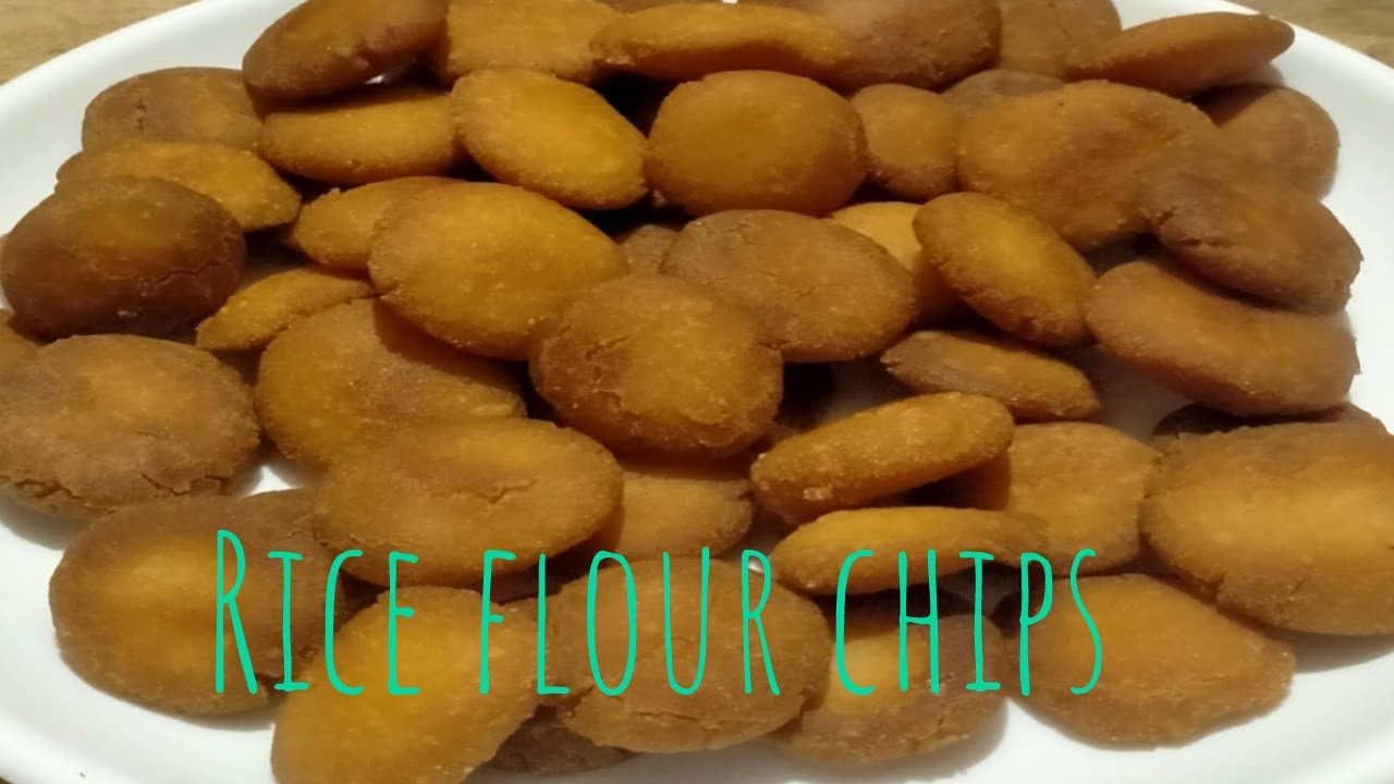 Sweet Rice chips Recipe 3 Ingredient Snack Rice Flour Snacks