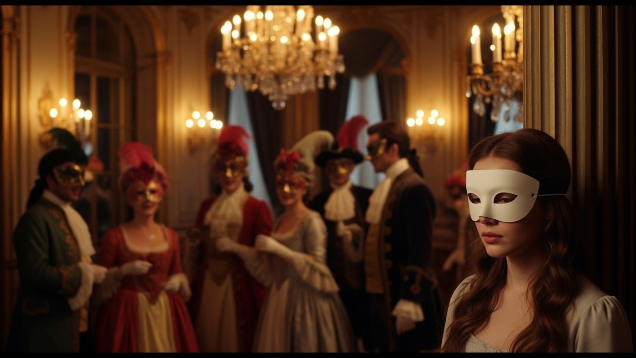 Из восьми дам герцог выбрал ту, что была в бумажной маске — он замер, увидев ее лицо.