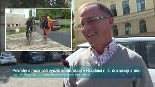 Povrchy a možnosti využití komunikací se mění