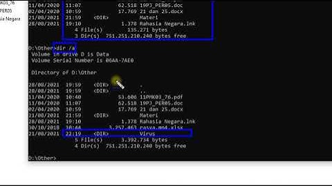 Menghilangkan Atribut Hidden File Folder Windows via CMD (Part 7)