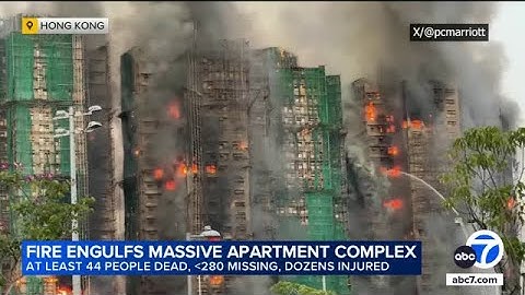 Hong Kong apartment fire update: 40 killed, 3 arrested