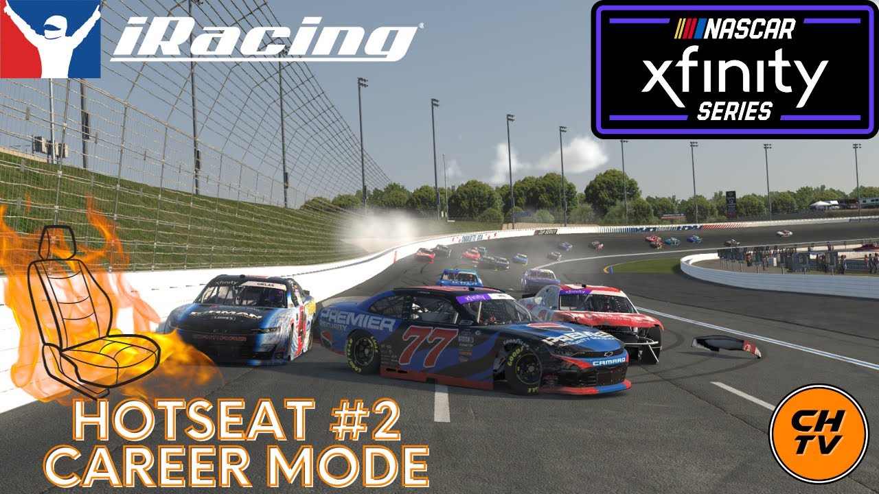 Xfinity Hot Seat Number 2 ends in Disaster iRacing AI Career