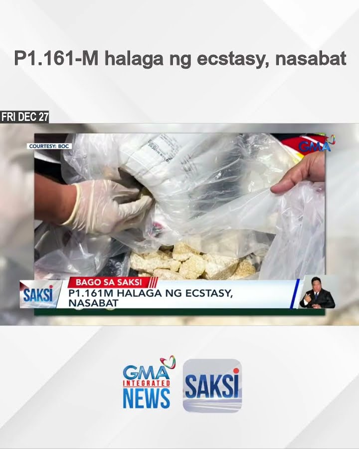 P1.161-M halaga ng ecstasy, nasabat | Saksi