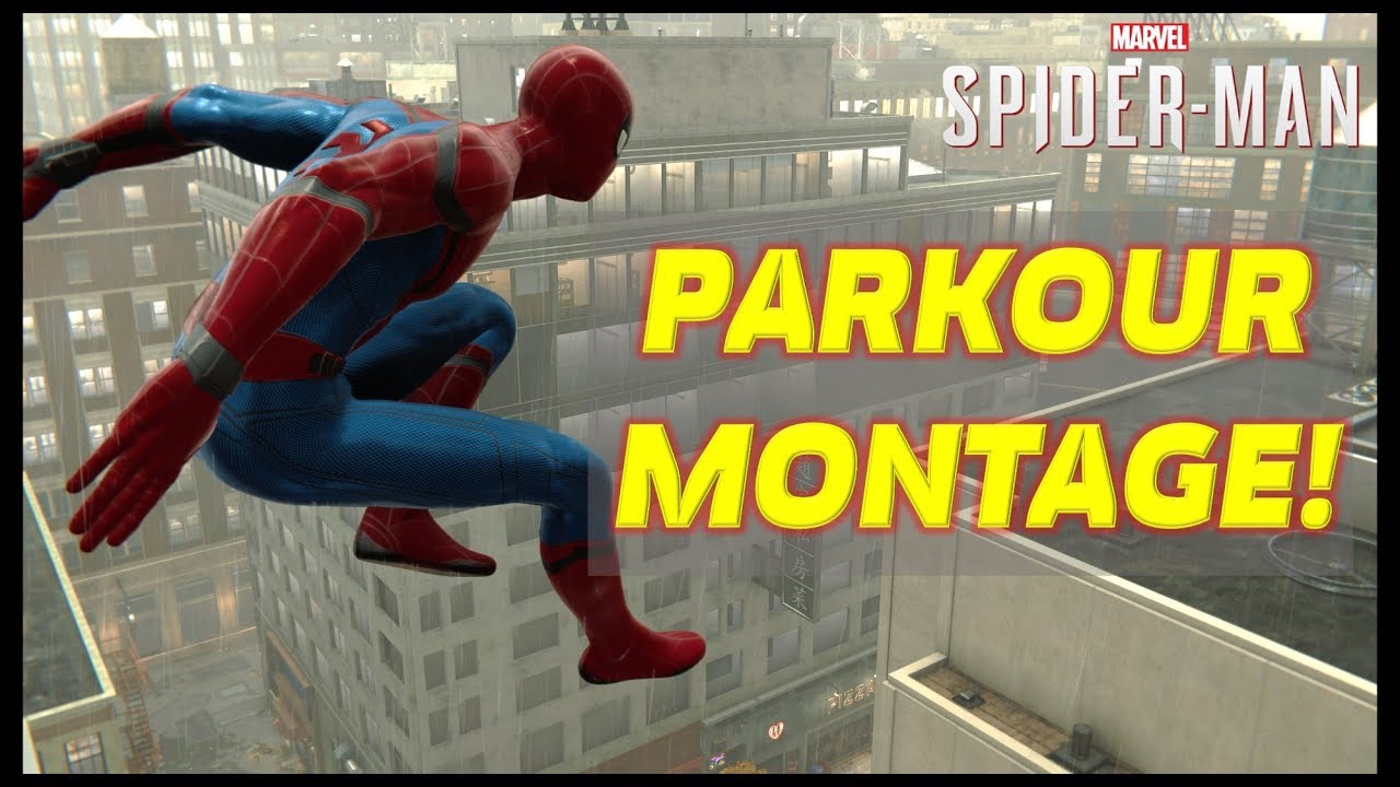 Marvel's Spider-Man (PS4) - Parkour / Free Running Montage - YouTube