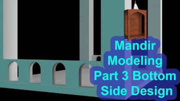Mandir Modeling Part 3 | 3dsmax| Hindi tutorials