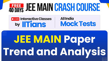 Strategy for JEE Main 2026 | 40 Days Live Crash Course in English
