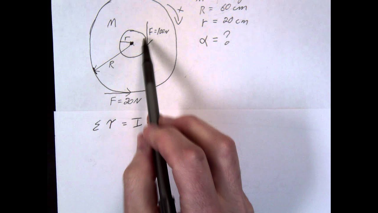 Torque = Inertia x Angular acceleration Example YouTube
