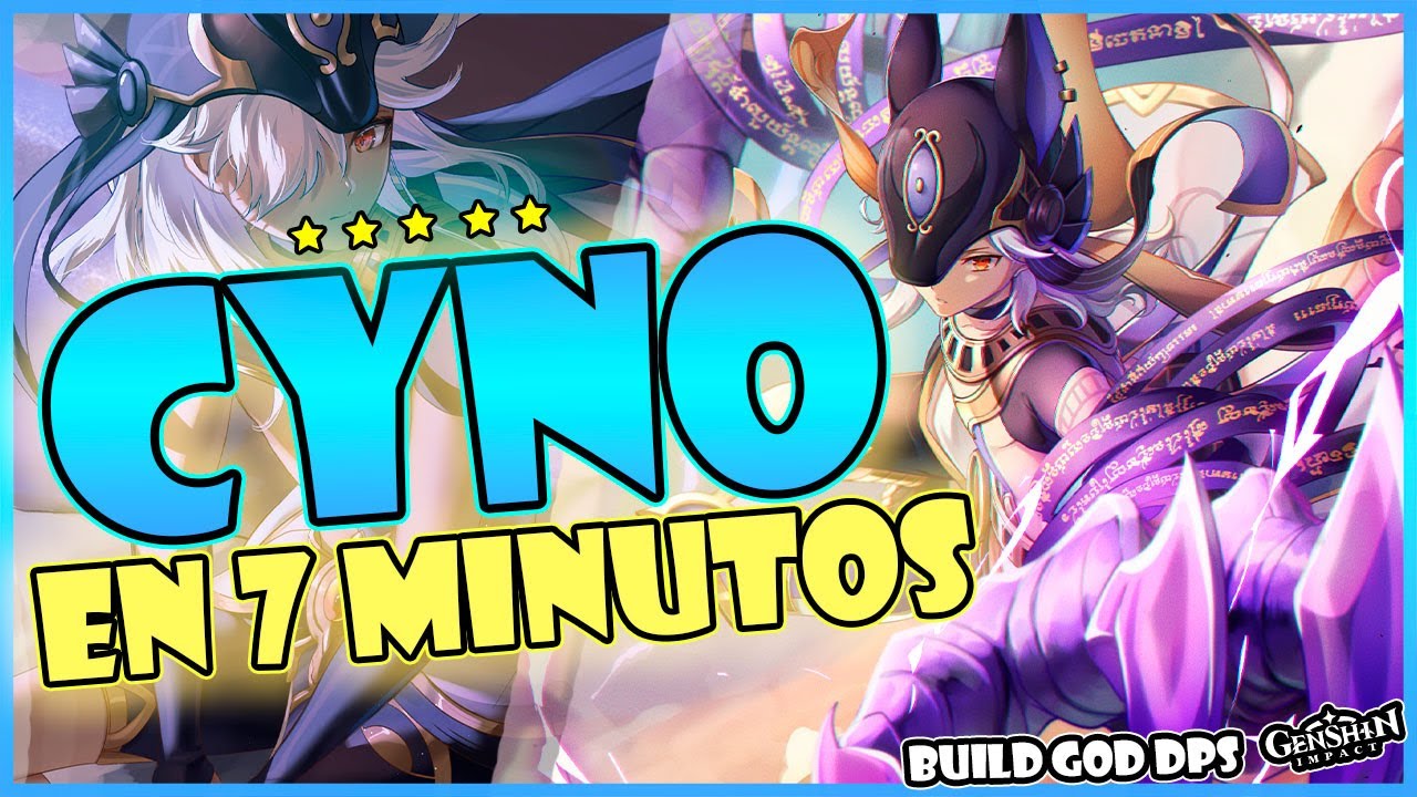 CYNO BUILD GOD EN 5 MINUTOS! ⚡💜 - Guía build Cyno - Genshin Impact