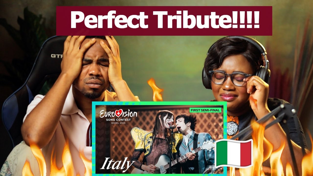 Lucio Corsi - Volevo Essere Un Duro (LIVE) | Italy 🇮🇹 | First Semi-Final | Eurovision 2025 IREACTION