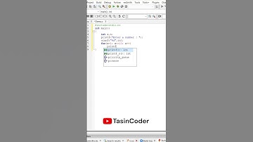Program to print multiplication table of any number in C | @TasinCoder | #table #c_language #coder