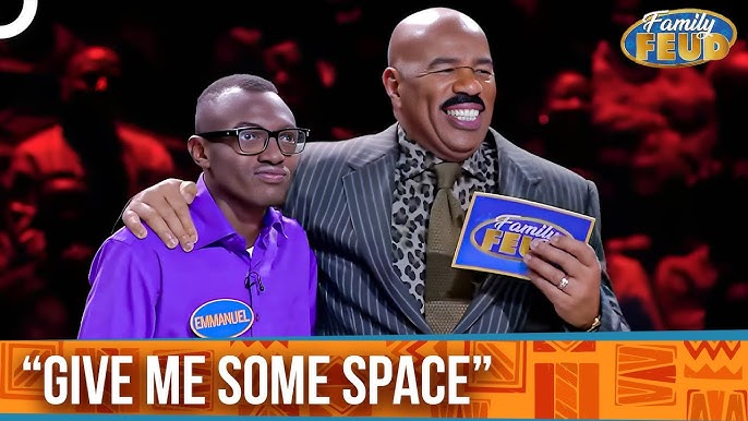 Steve Can Feel This Guy's Breath On His Neck | Fast Money | Family Feud  Classics