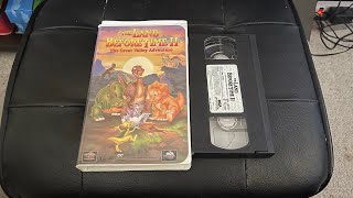 The Land Before Time 2: The Great Valley Adventure 1994 VHS