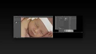 Baby Skin Edit with Frequency Seperation