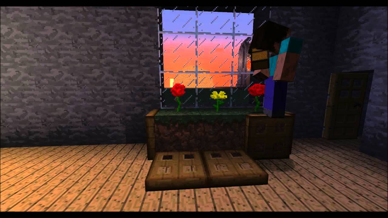 Minecraft møbler youtube Kreative ideer skråvæg