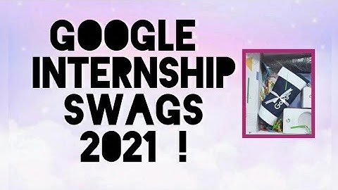 WE UNBOXED THE GOOGLE INTERNSHIP SWAGS 2021! #google #luckyrain #unboxing #youtube