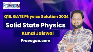 GATE Physics Solution 2024: Q16. Solid State Physics | Quantum Free Electron Theory