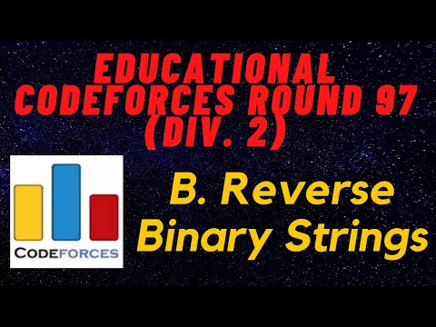 B. Reverse Binary Strings |  Educational Codeforces Round 97 (Rated for Div. 2) | CODEFORCES