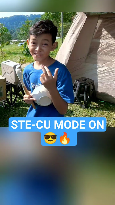 Masak Mie Gagal Gaya 🤣 | Stecu Mode Anak Camping
