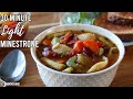 Easy Minestrone Soup Recipe in 30 Minutes - Why Not