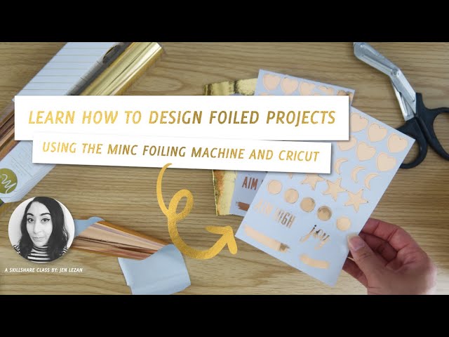 Skillshare Course Trailer - Designing Foiled Products Using the Heidi Swapp Minc  Foiling Machine 