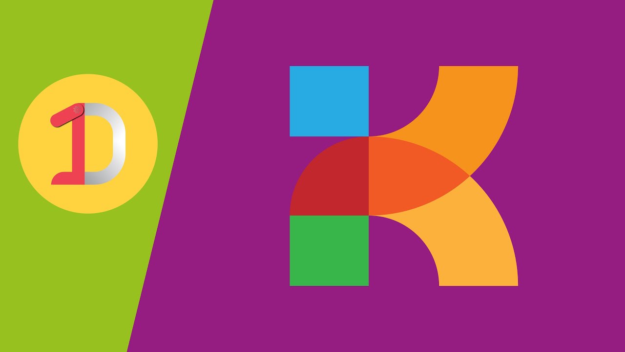 Professional Modern K Shape Logo Design In Illustrator | Modern Logo ...
