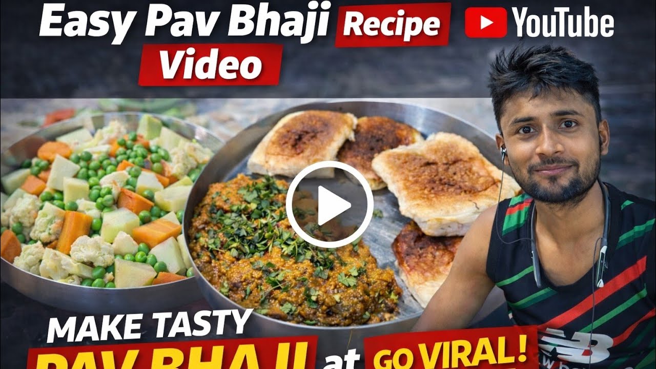 How to Make Pav Bhaji at Home | Simple & Yummy Recipe