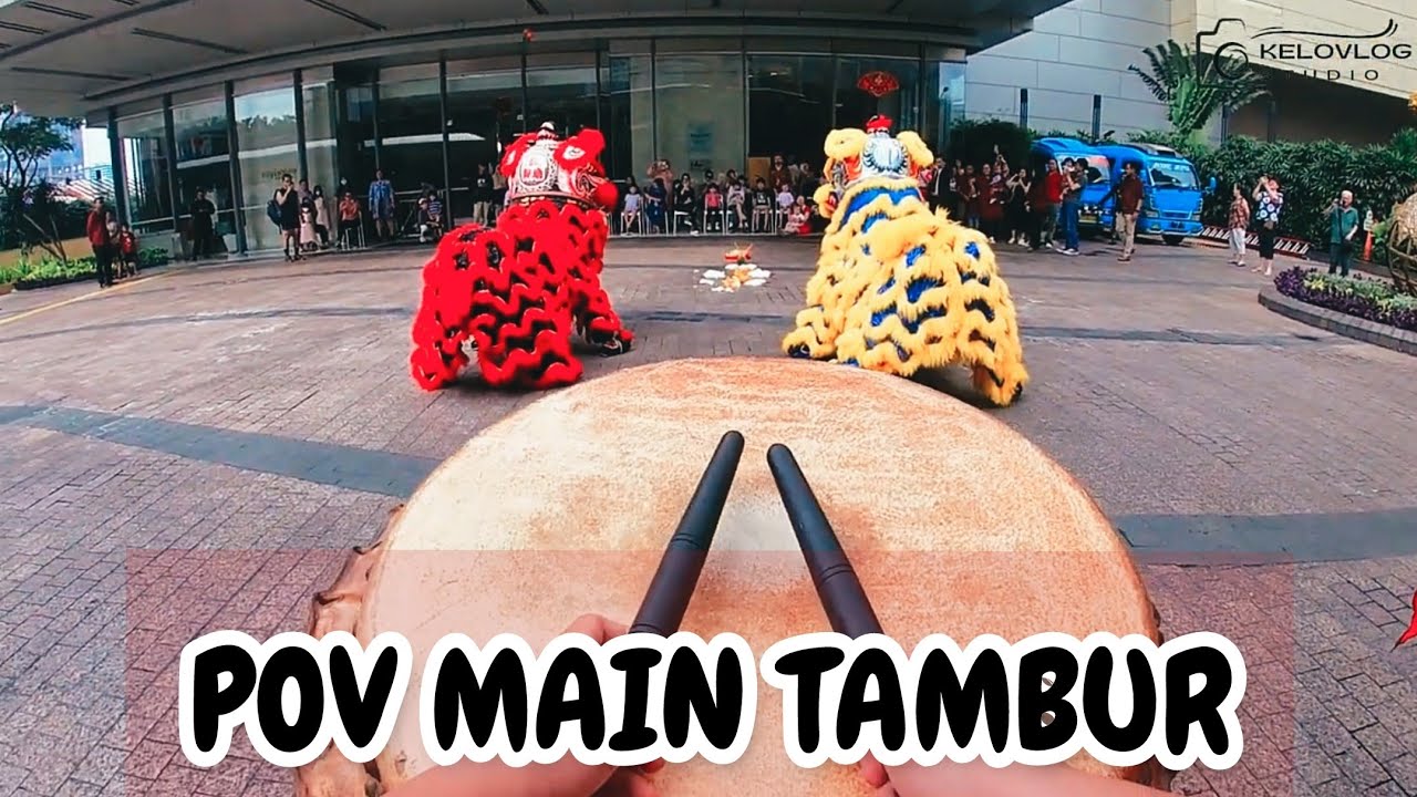 KELOVLOG - POV MENJADI PEMAIN TAMBUR BARONGSAI DI HARI IMLEK | WAH SERU BANGET!