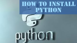 Python Tutorial #1 | Python Installation | How to Install Python 3.8 and 3.9