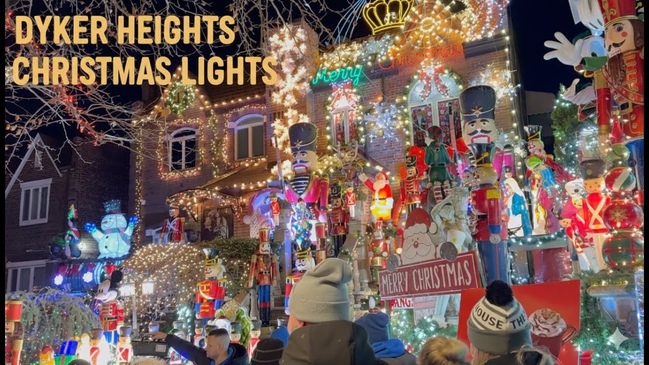 Dyker Heights Christmas Lights 2025 🎄🌟🎁 | 4K Walking Tour NYC