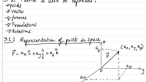 3 1 matrix representation