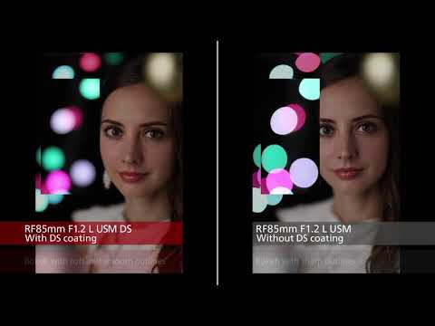 Canon RF 85mm F1.2 L USM DS lens Defocus Smoothing Technology Overview