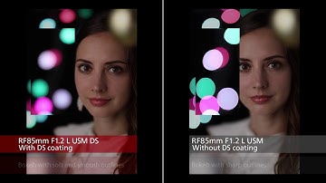 Canon RF 85mm F1.2 L USM DS lens Defocus Smoothing Technology Overview