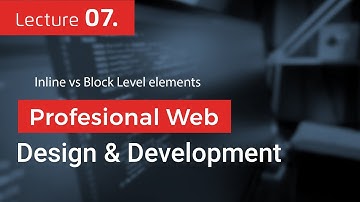 Inline vs Block Level elements In Html Urdu/Hindi (7)