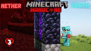 Minecraft Hardcore Day 3: Unlocking the Nether! | Let's Play Series
