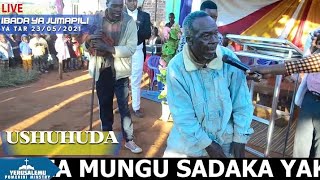 USHUHUDA: BABU ALIYEVIMBA MIGUU APONA NA ATOA USHUHUDA  UTUKUFU WA MUNGU UINULIWE