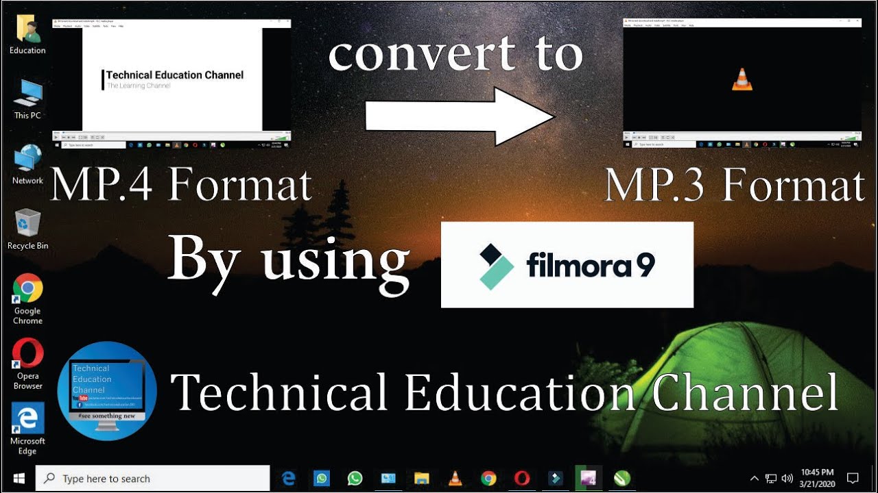 How to convert video to mp3 in pc [ using filmore ] | Technical ...