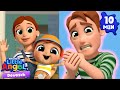 Papa hat ein Aua 🤕 Kinderlieder mit Klein Joni | Little Angel Deutsch