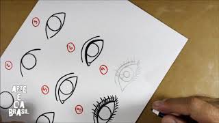 Aprenda de uma vez por todas como desenhar olhos masculinos sem passar