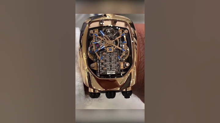 ऐसी घड़ी ज़िन्दगी में नहीं देखी होगी | Super Luxury Bugatti Watch #shorts