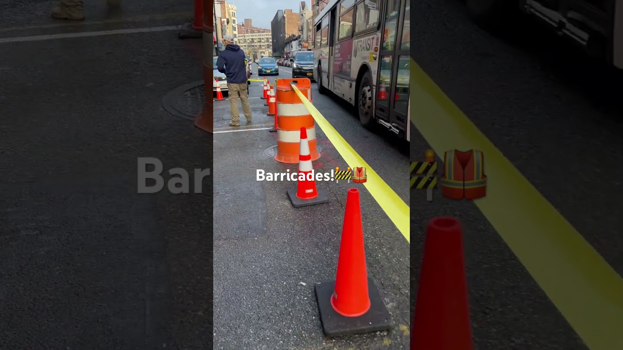 Barricades!🚧🦺 