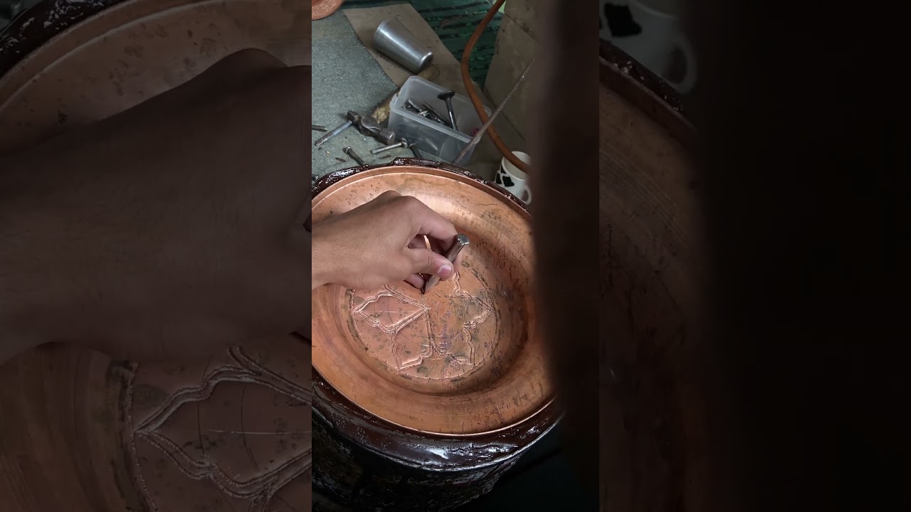 Kashmiri copper utensils 