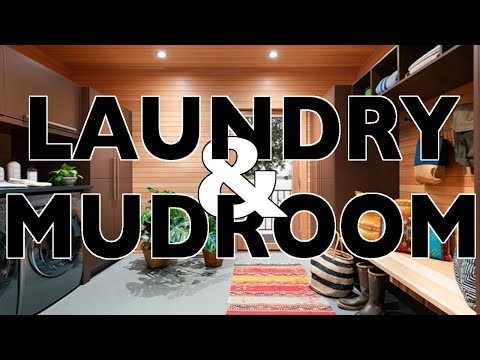 Designer Laundry & Mudroom ideas! // Interior Design