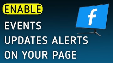 How To Enable Events Updates Notifications On Your Page On Facebook App On PC (New Update)
